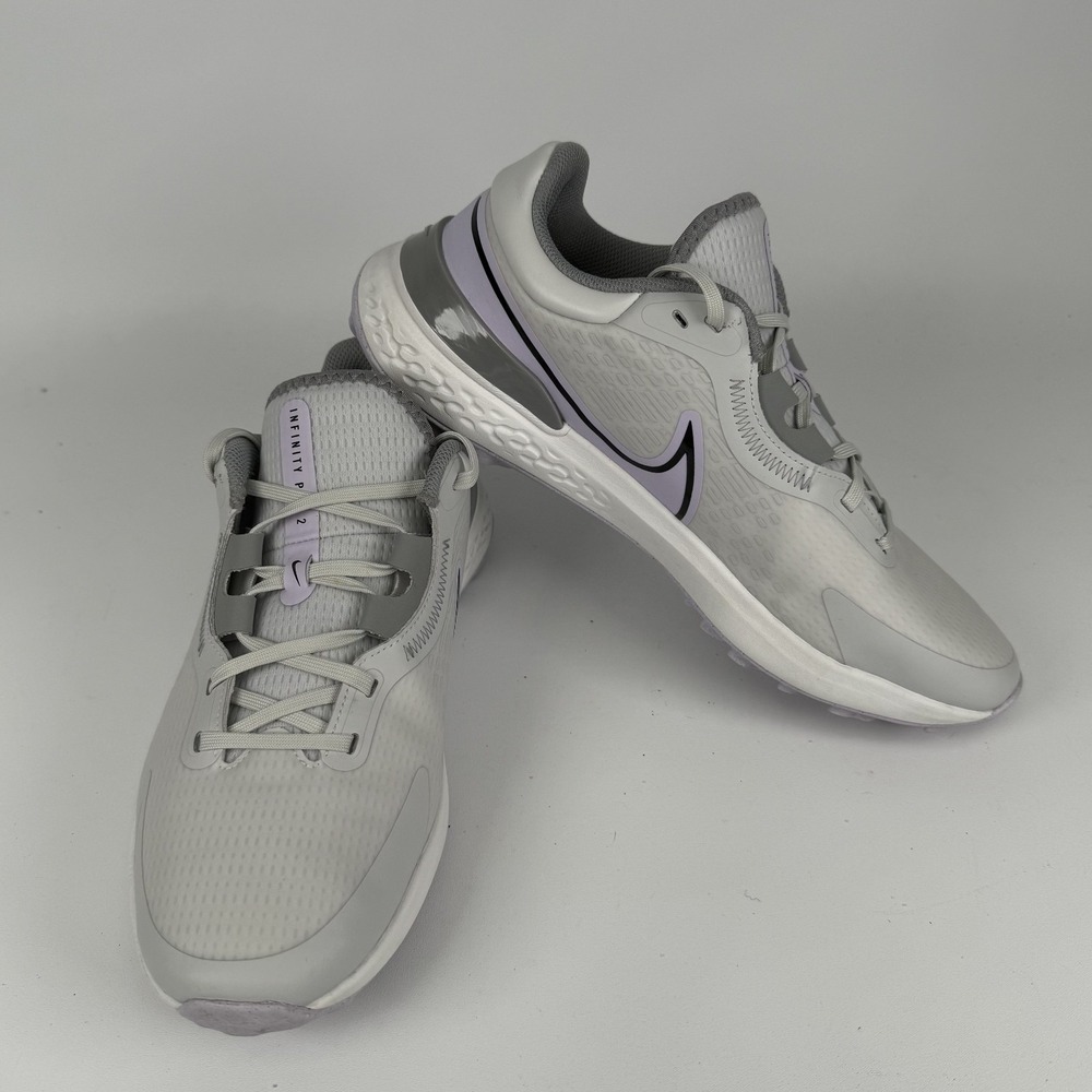 Nike Infinity Pro 2‎ Golf Wide Fit Photon Dust Grey Purple DM8449-005 WOMENS 11